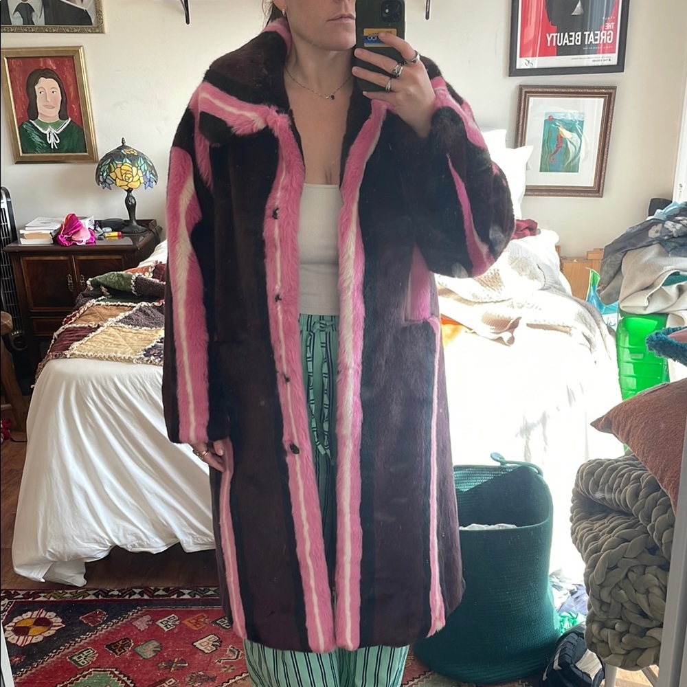 Jakke Faux Fur Coat